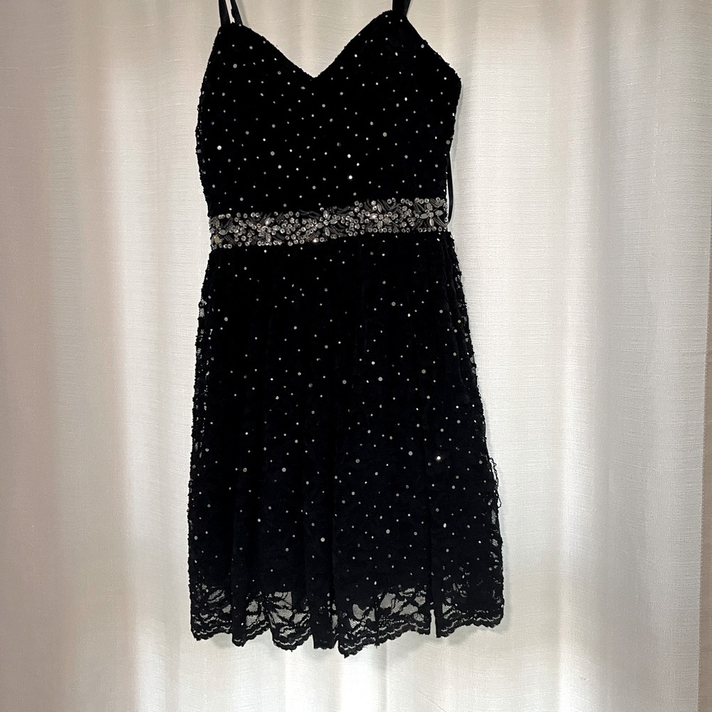 Navy blue homecoming dress